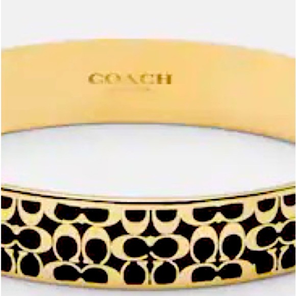 NWT Coach Signature Enamel Bangle - Picture 2 of 2